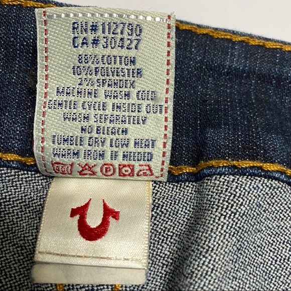 True Religion Bobby Silver Foil Jeans - Picture 3 of 10